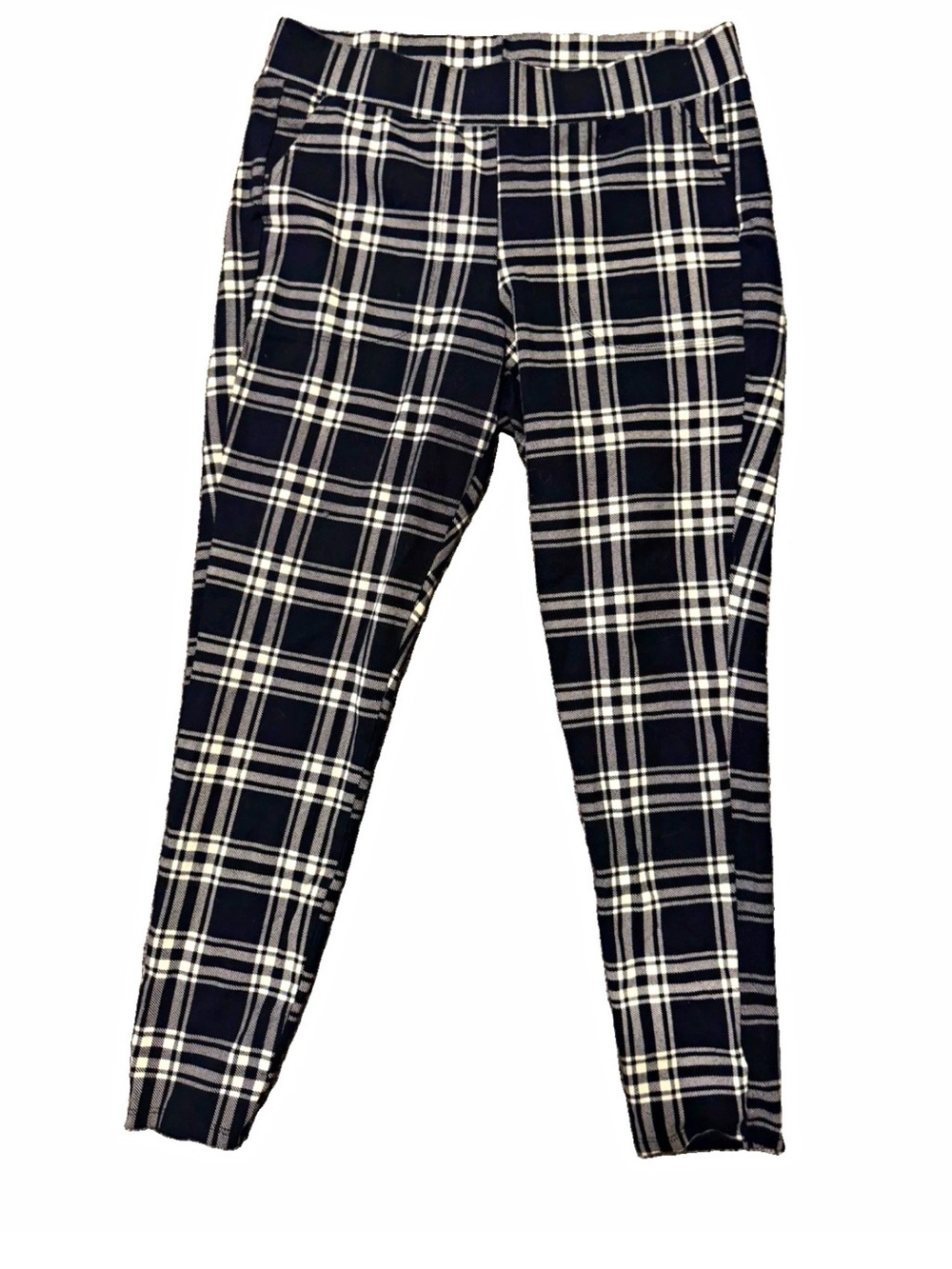 torrid Black and White Plaid Leggings